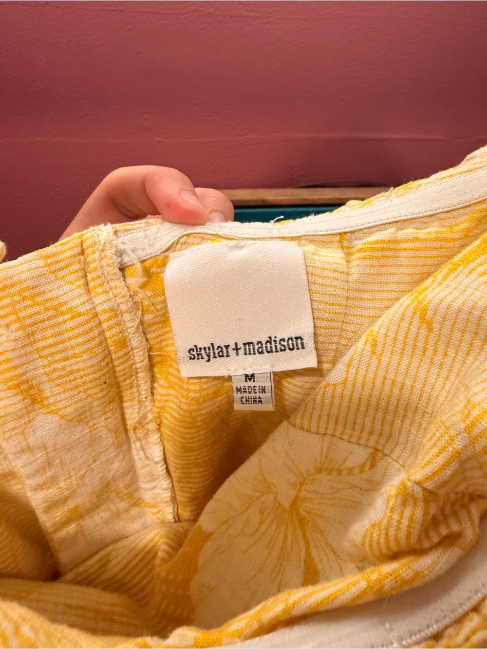 Women’s Yellow Ruffle Strapless Top - Picture 2 of 3